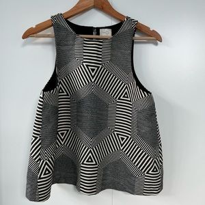 Anthropologie geo print top